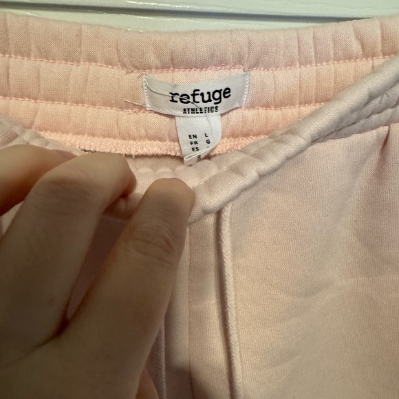 Refuge Athletics Pink Drawstring Shorts - Picture 3 of 4